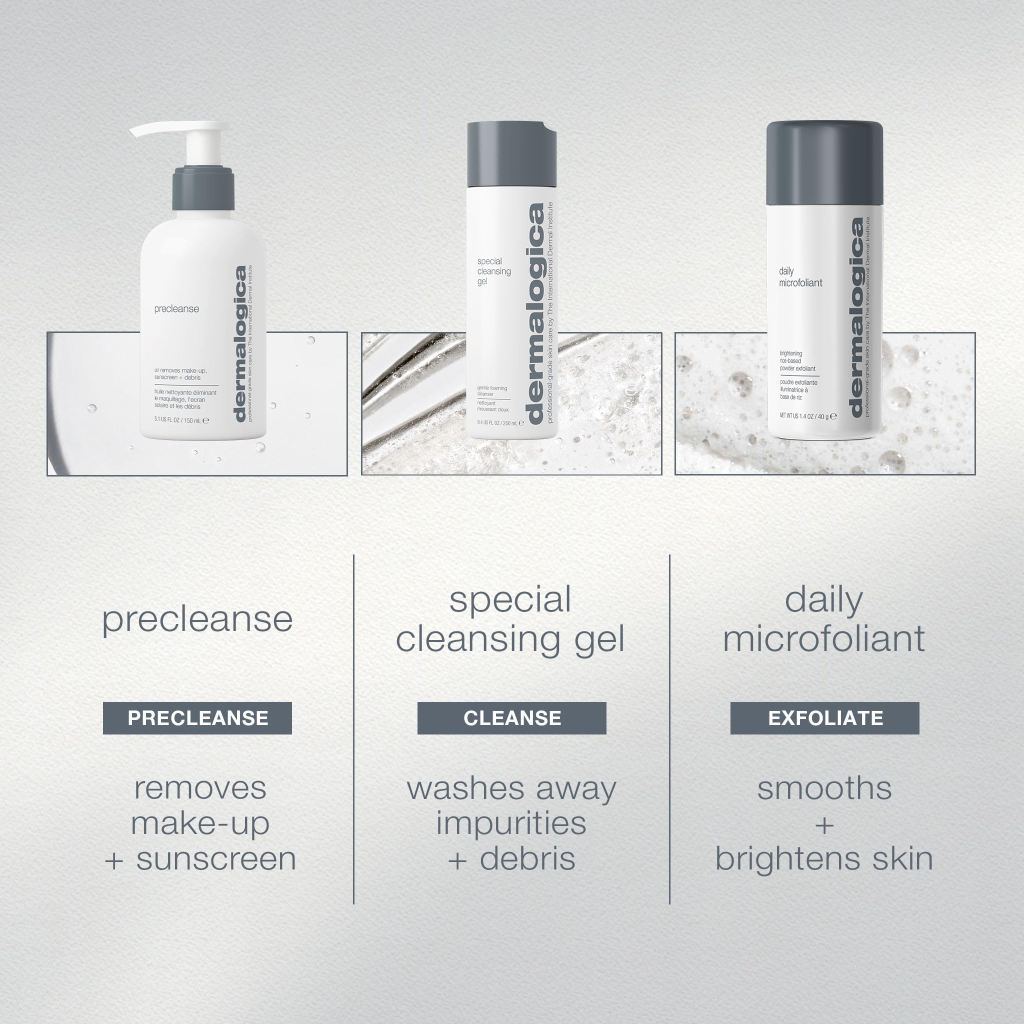 Dermalogica Set regalo di Natale bestseller - Set regalo con: Daily Microfoliant, Special Cleansing Gel, PreCleanse
