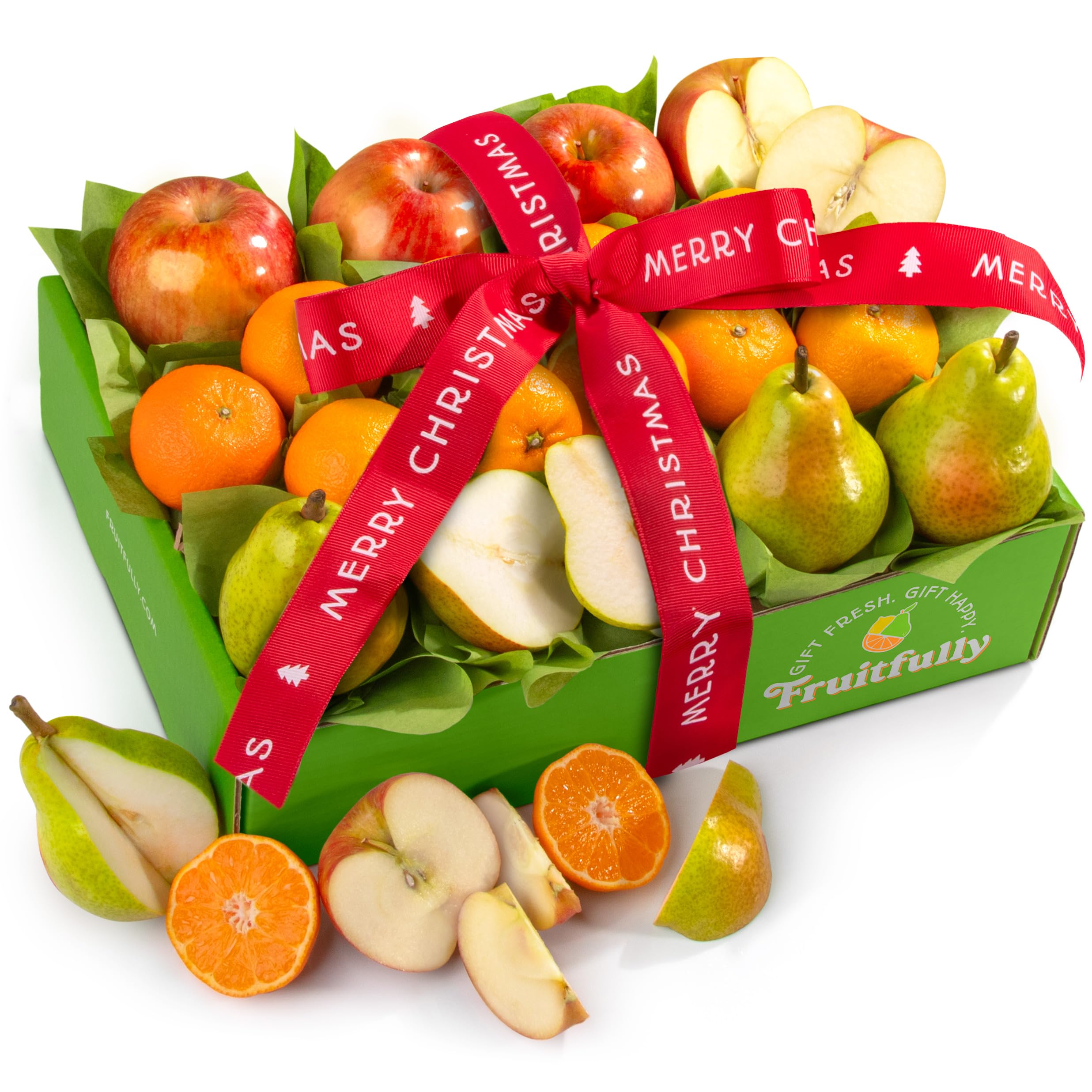 Merry Christmas Fruitfully Trio Fruit Gift Box