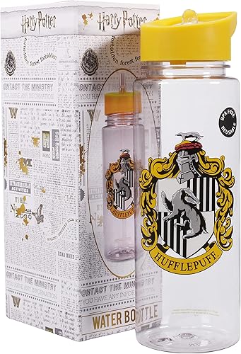 Miniatura 3 de Botella de agua de Harry Potter Hufflepuff Crest Half Moon Accessori Cucina