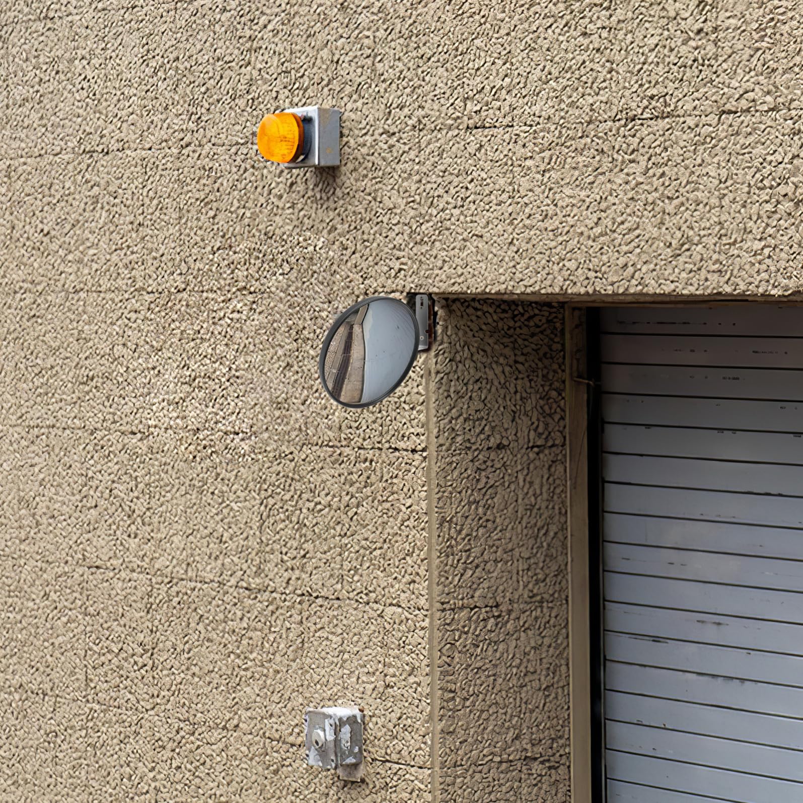 Espejo Convexo de Seguridad de 16cm Gran Angular para Esquinas