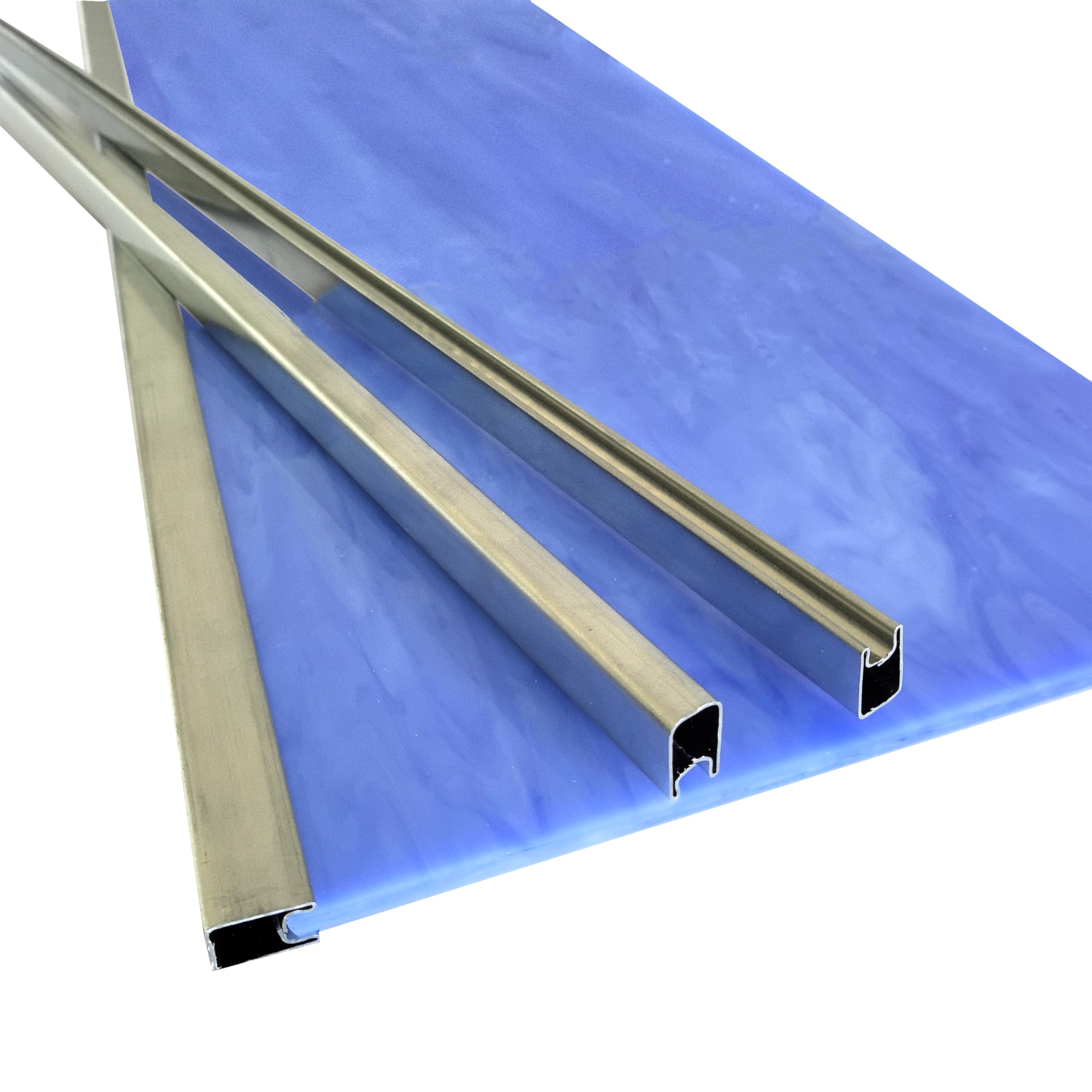 1/2" U Zinc Came for Stained Glass Works Framing, 24ft Zinc Came (3ft x 8)-image-32