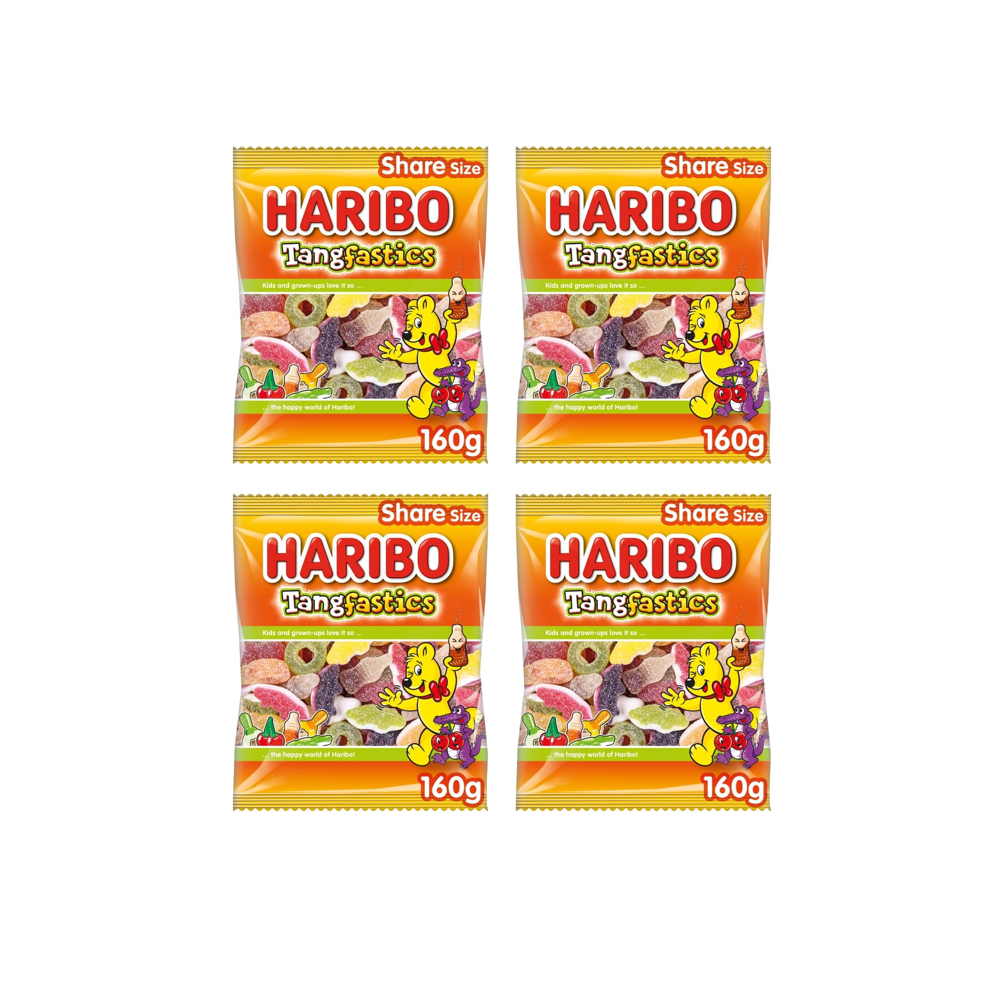 Haribo Tangfastics Bundle - x4 160g Sharing Bags