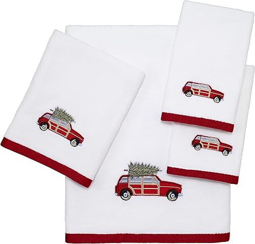 Miniatura 6 de Avanti Linens Woody Wagon - Cortina de ducha, multicolor