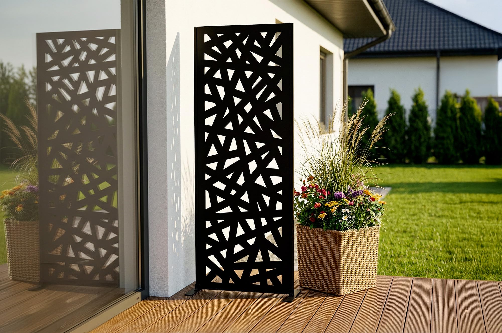 Casanoov Panneau décoratif RUIVO noir H.160cm motifs intégral