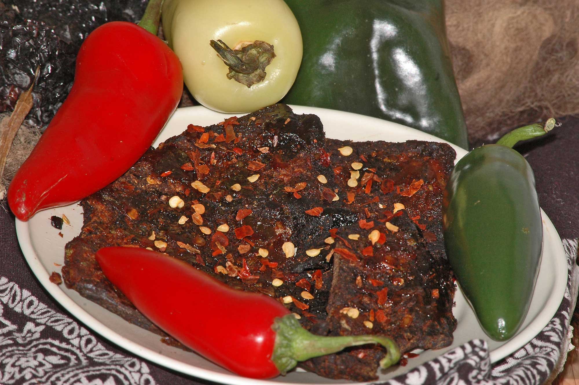 BEST Thin Cut 3.25 OZ. Oven Roasted Juicy and Tender EXTRA HOT Habanero Beef Jerky from Colorado USA - Wood Smoked With Hickory Wood by Climax Jerky - Buy Multiple Packs and Save! (Habanero 10 Pack)