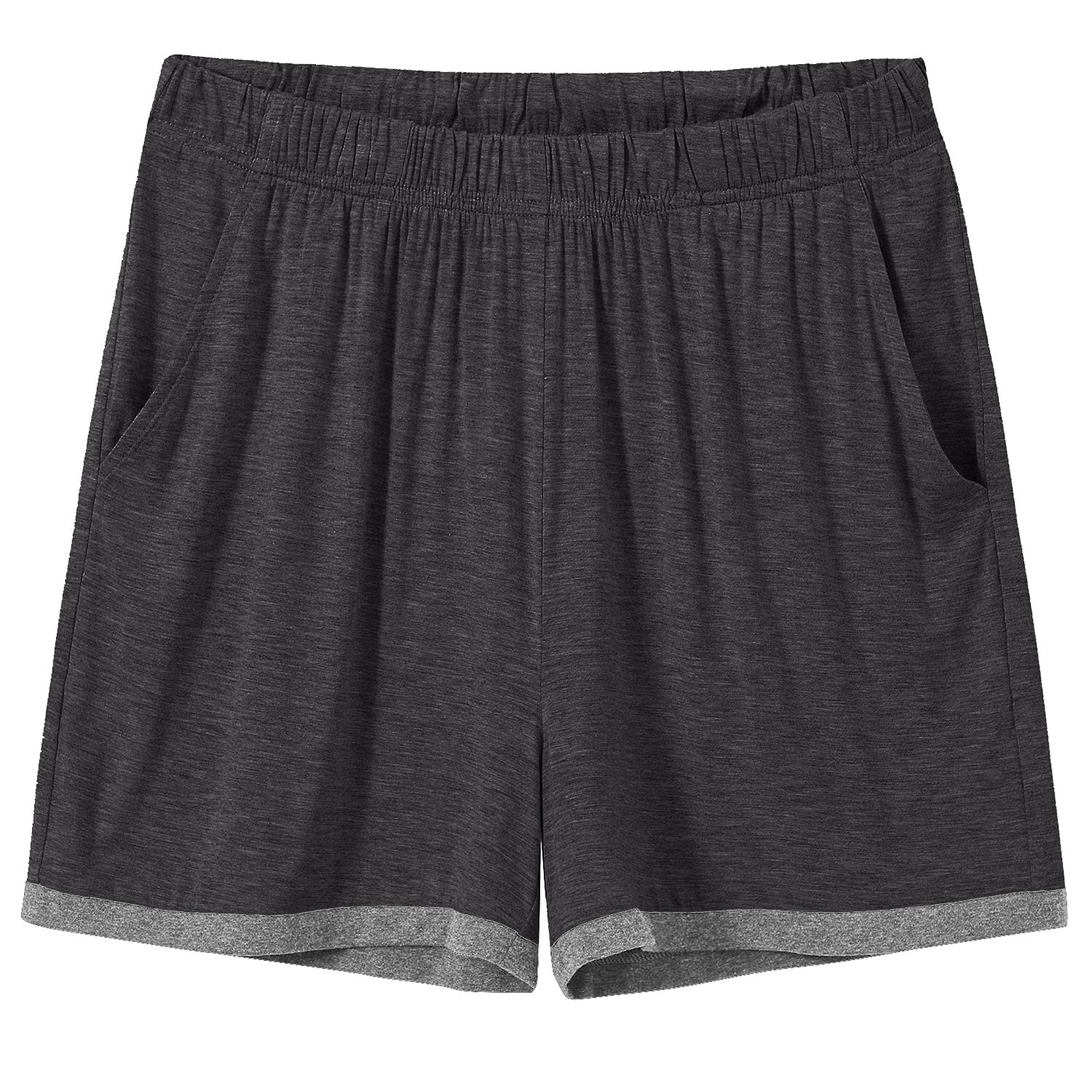 MoFiz Pijamas Mujer Verano Suave Conjunto de Pijama Corto Ropa de Dormir 2 Piezas Shorts y Camiseta