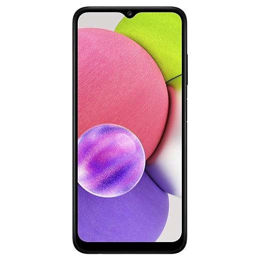 Samsung Galaxy A03S 4G LTE (NOT 5G) 6.5" HD+ Triple Camera 5000mAh Battery, Dual Sim GSM Unlocked Global 4G Volte (NOT VERIZON/Boost) International Model A037M/DS (Black, 64GB)