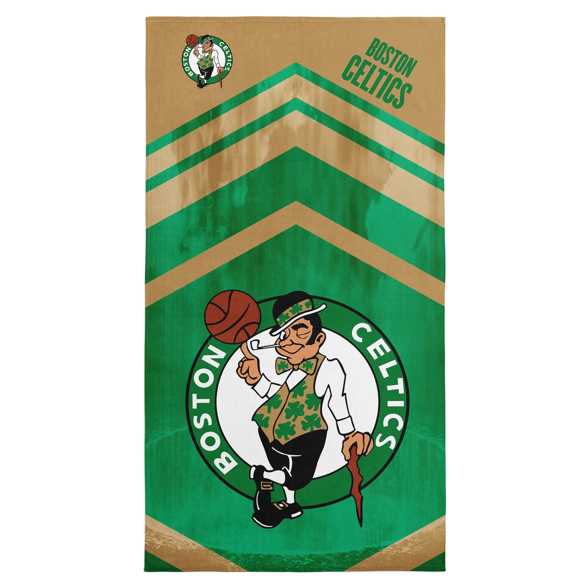 Northwest Boston Celtics NBA Microfiber Beach Towel, Quick-Dry, Soft & Absorbent Lightweight Travel Essentials for Pool or Bath, 30x60 inches