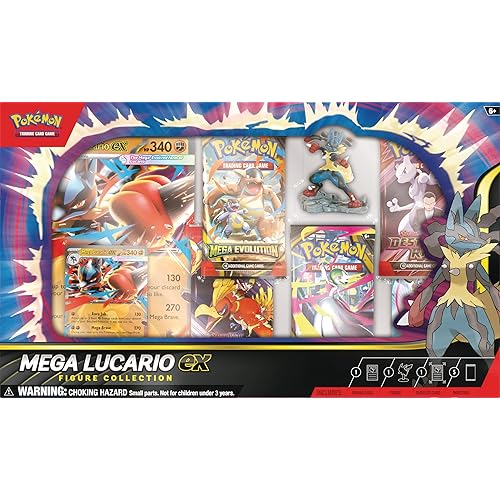 Pokémon TCG: Mega Lucario ex Figure Collection