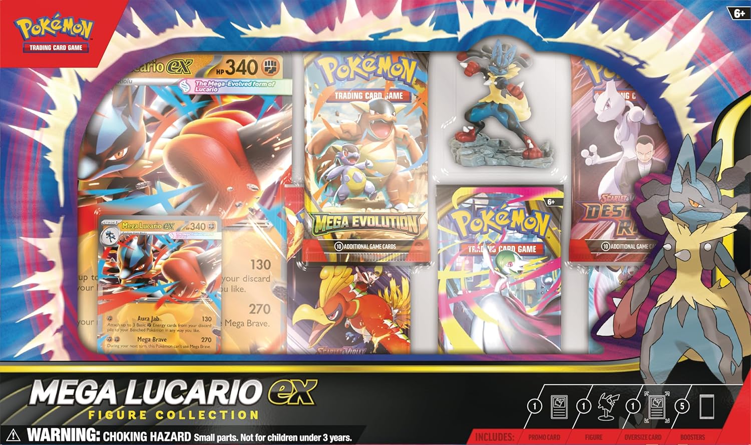 Pok mon TCG Mega Lucario ex Figure Collection