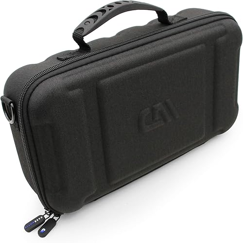 Miniatura 8 de CASEMATIX Funda para cortaúñas con capacidad para tres cortaúñas eléctricas, zumbadores de pelo, recortadores, forro de acabado en T, funda de viaje