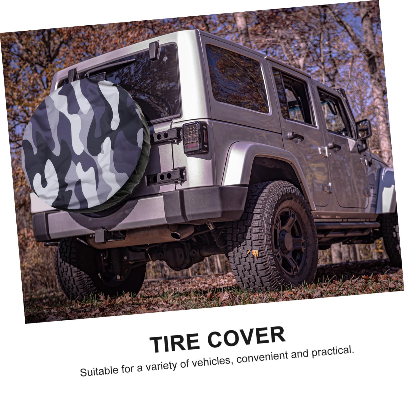 Cabilock Copertura Per Ruota Scorta Protezione Uv e Copertura Robusta Per Rimorchio Camper Suv Camion Roulotte Accessori
