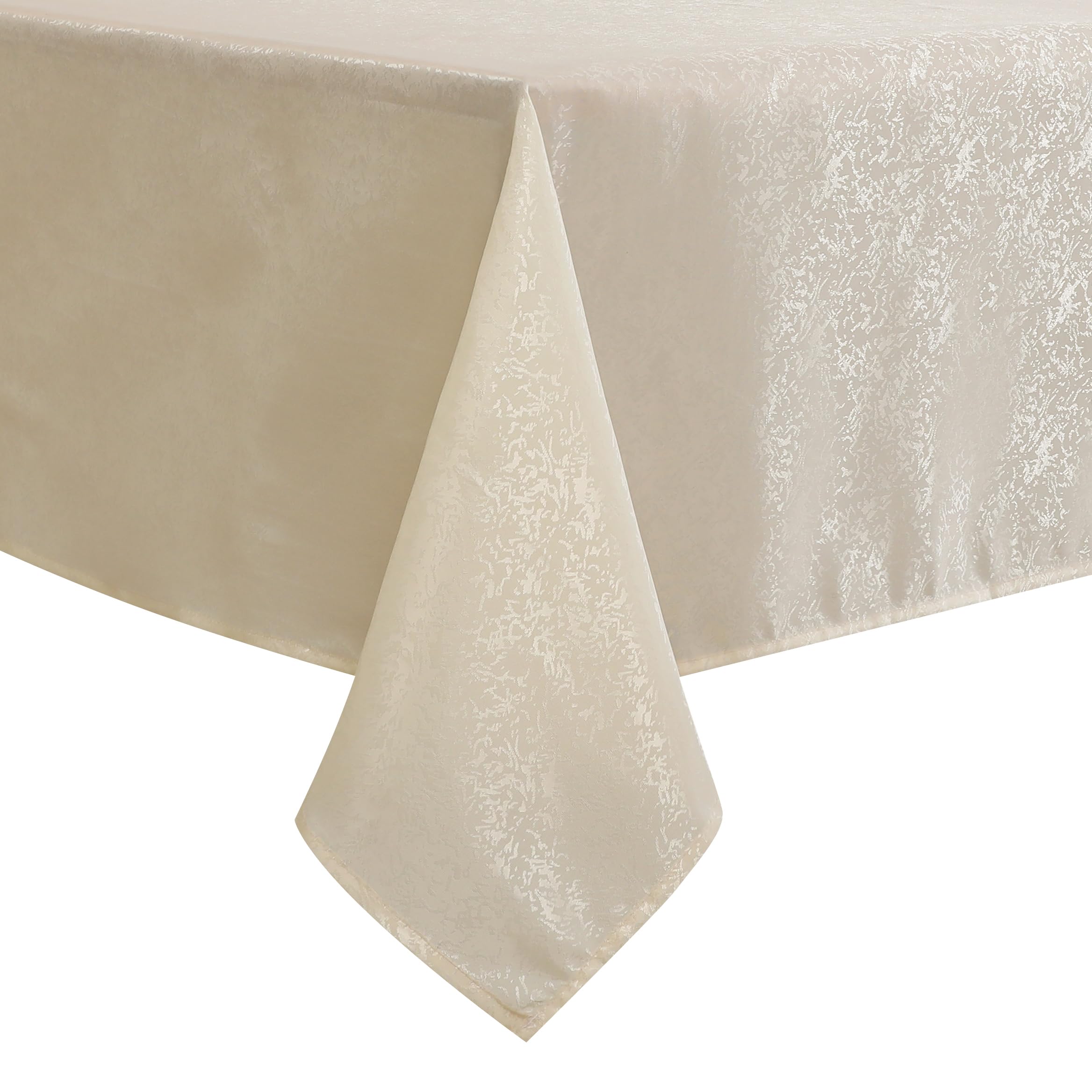 Jacquard-Tischdecke, 137 X 213 Cm, Wasserabweisend & Knitterfrei – Für Drinnen & Draußen