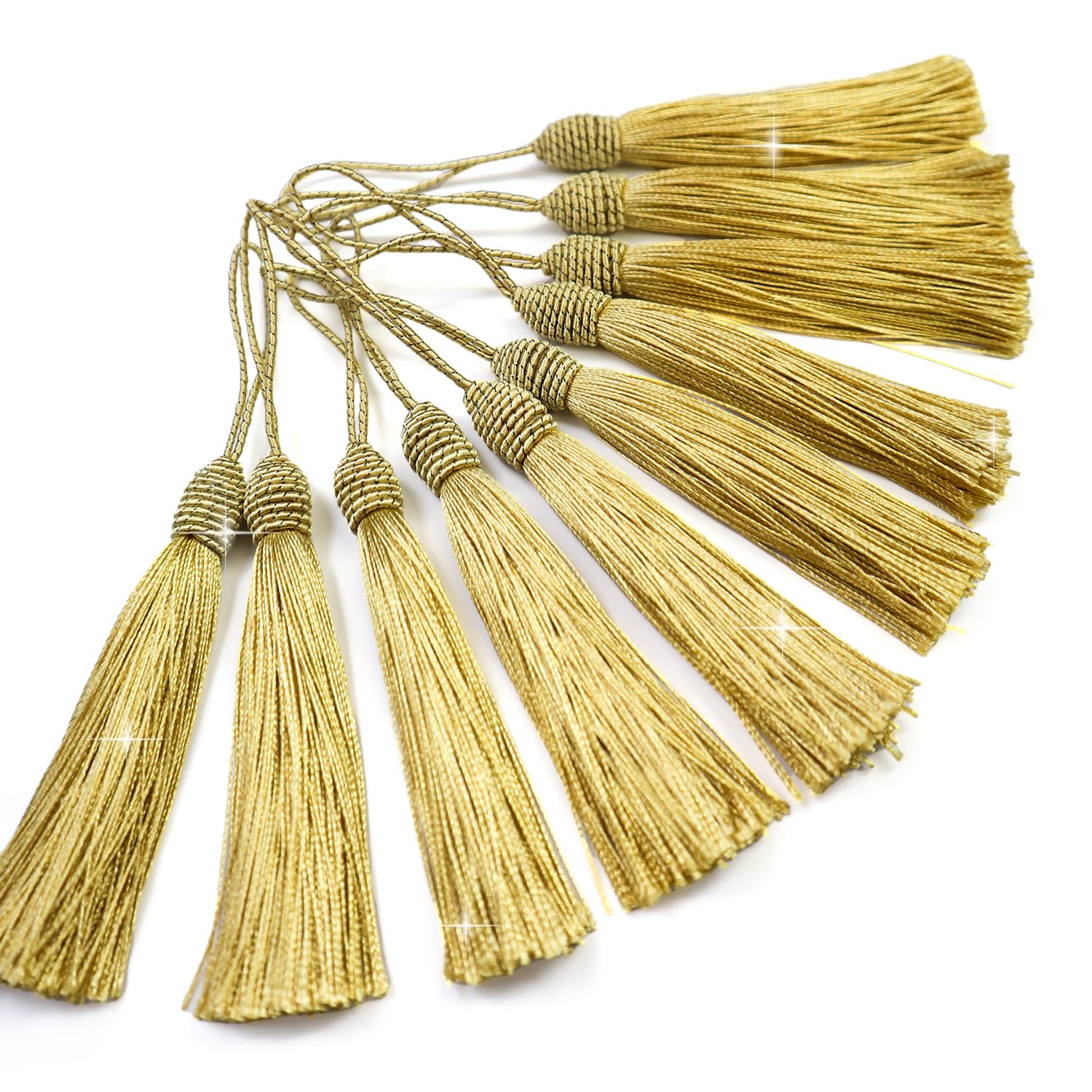 Amazon.co.jp: タッセル ゴールド（金） 10本セット 手芸 装飾  