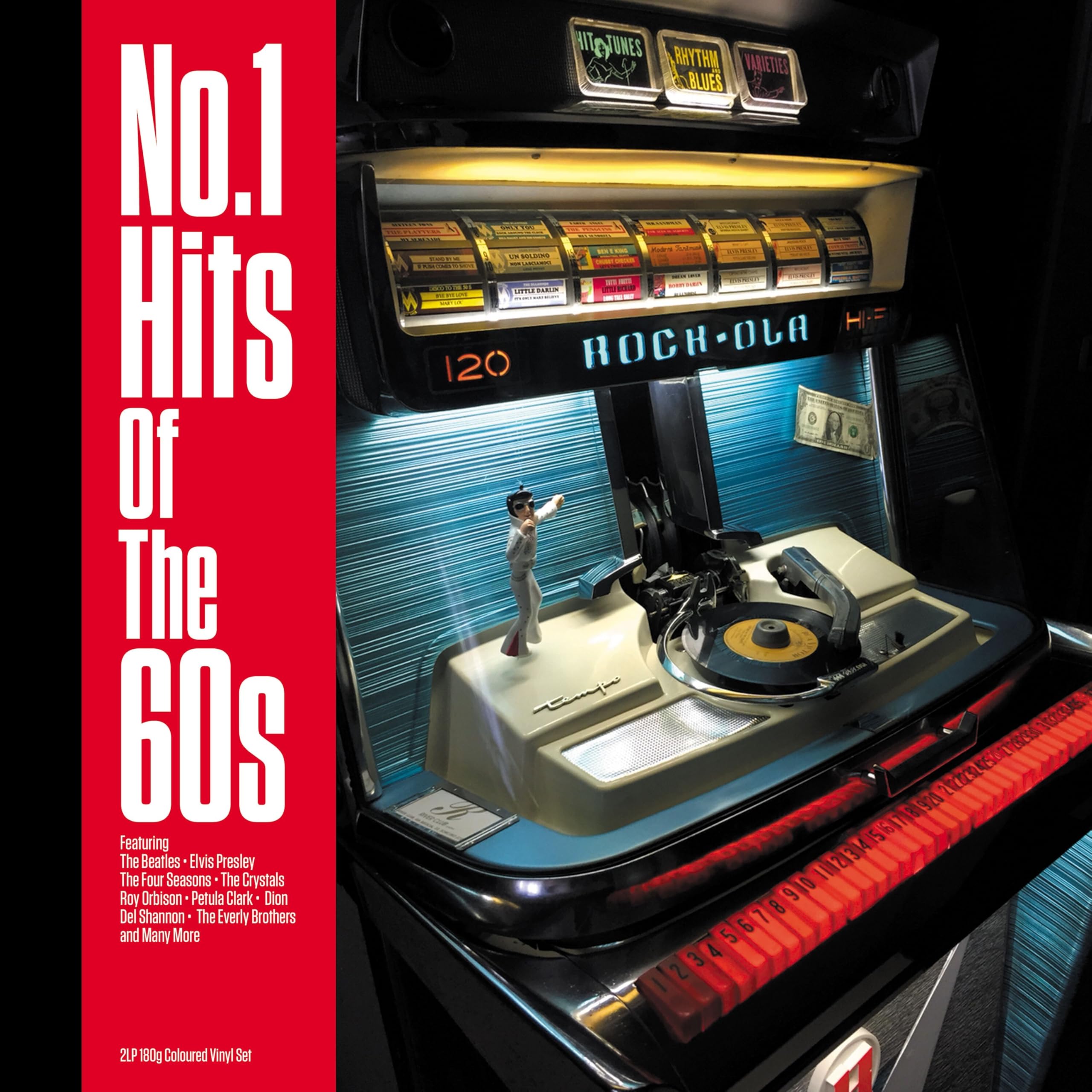 No 1. Hits Of The 60's 2LP Red Vinyl Set [VINYL]