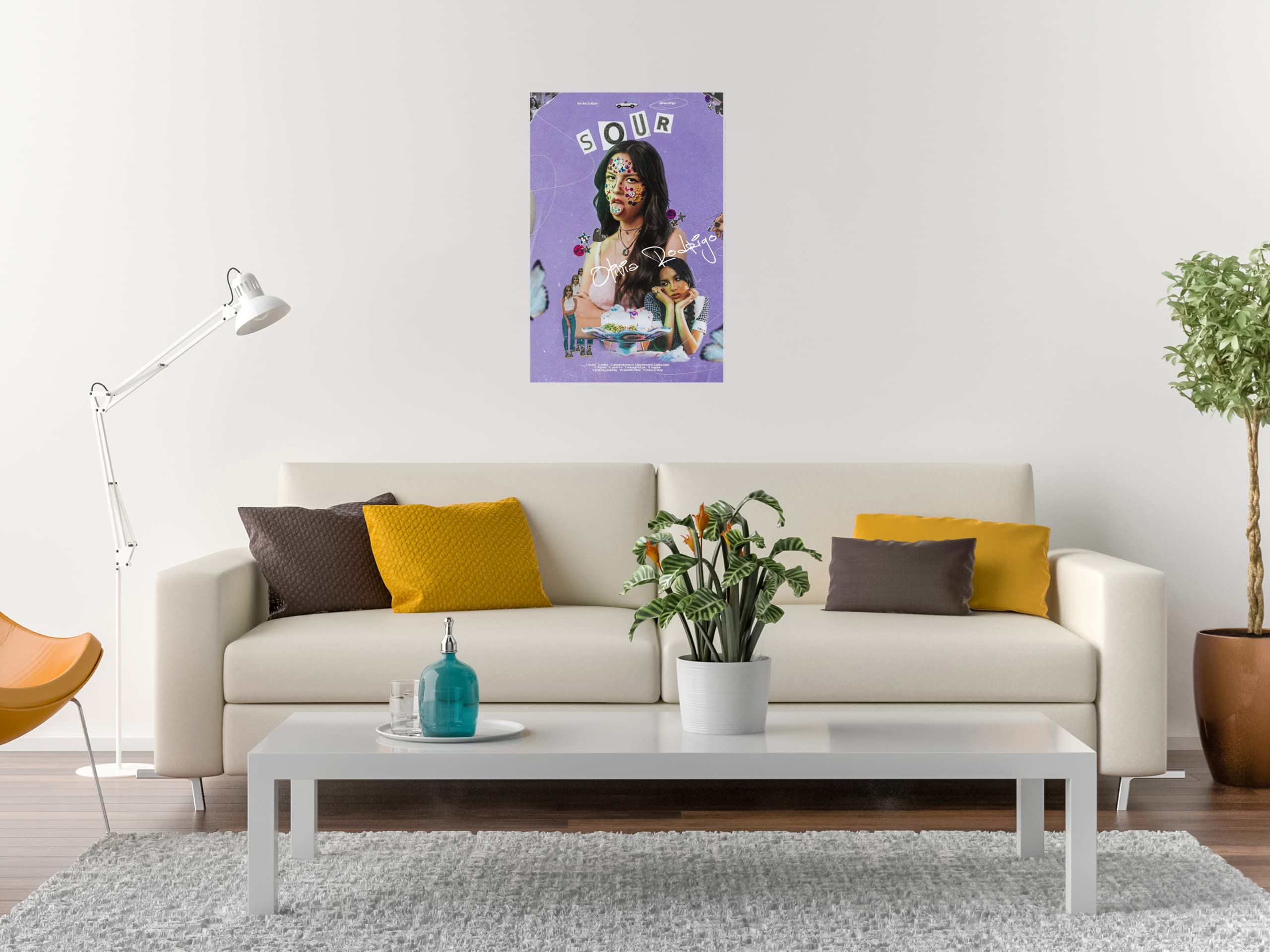 ZZHCMP Zure Olivia Rodrigo Muurschildering, canvasposter