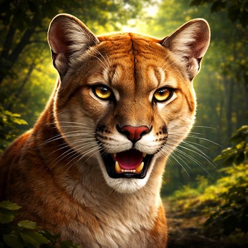 Wild Cougar Simulator 3D - Big Cat Animal Games - Family Survival