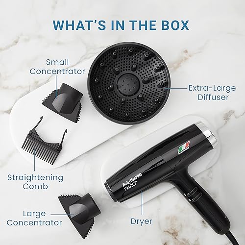 Miniatura 6 de BaBylissPRO® Nano Titanium™ Professional Italian High-Speed Falco Hair Dryer - 2000 watts and Ionic