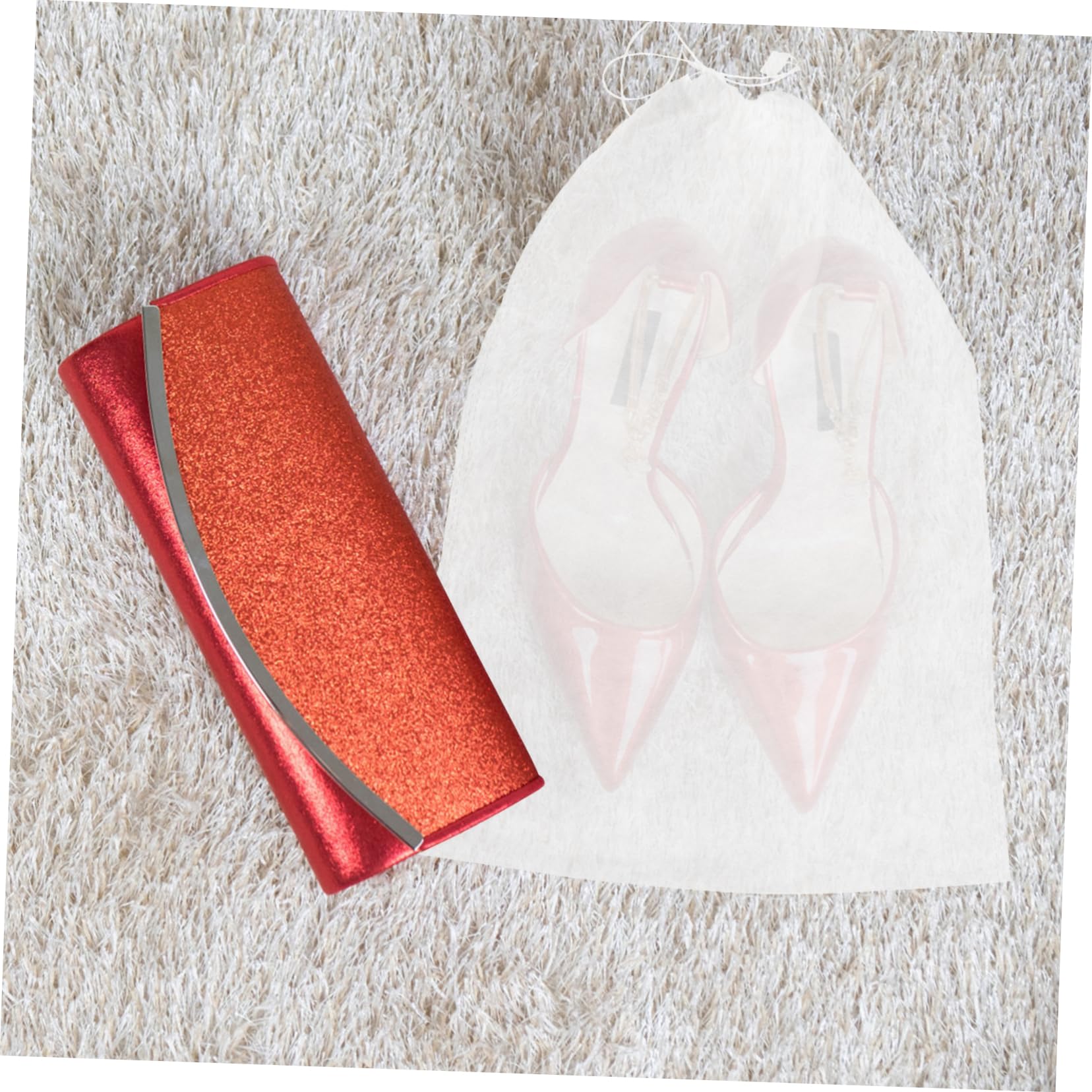 Healvian 50 Sacchetti per Scarpe da Viaggio Non Tessuto Coulisse Chiusura, Sacchetti Antipolvere e Anti Ingiallimento per Scarpe da Danza e Stivaletti, Uso Casa e Viaggio