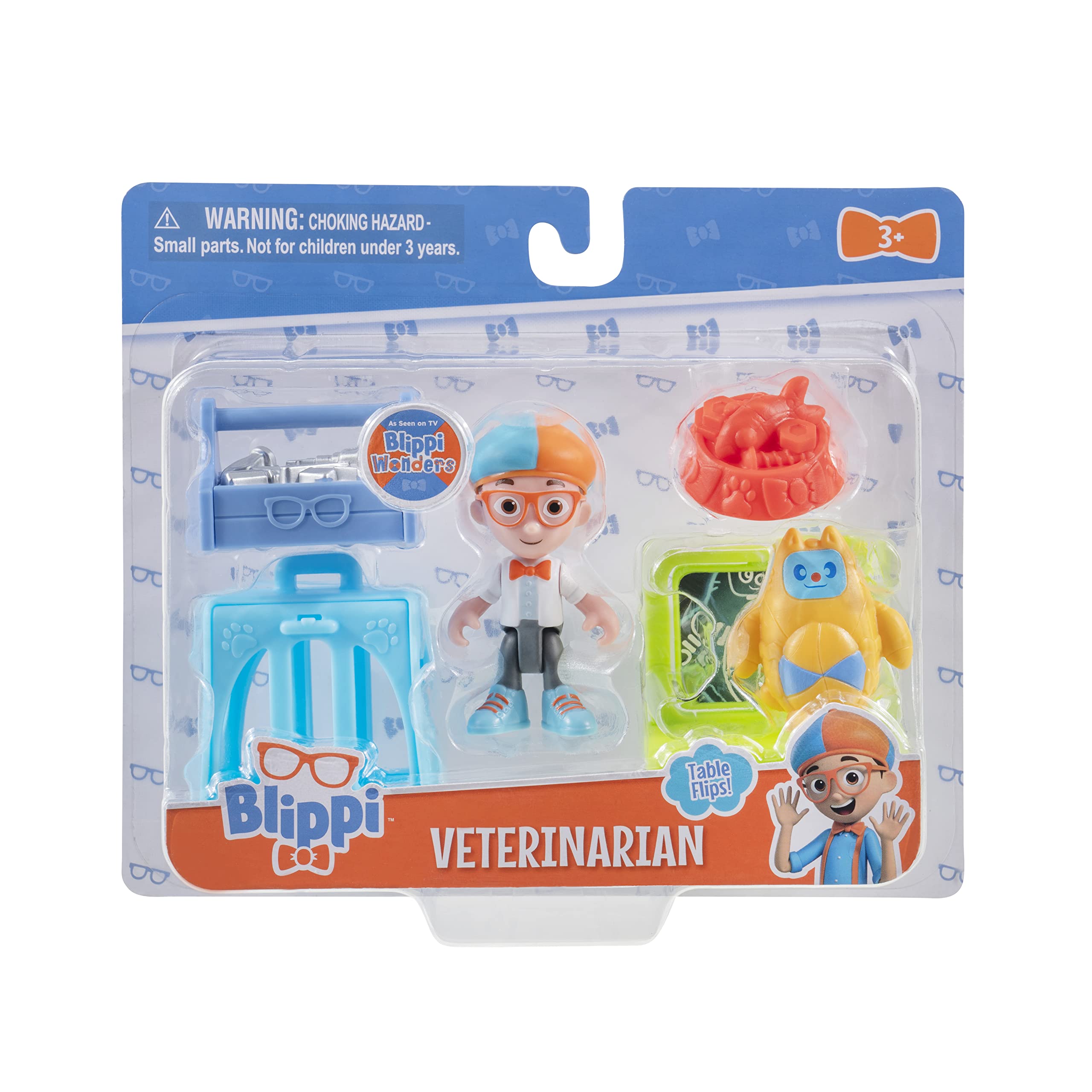 Blippi Wonders Zestaw weterynaryjny, BLP0194, Wielokolorowy