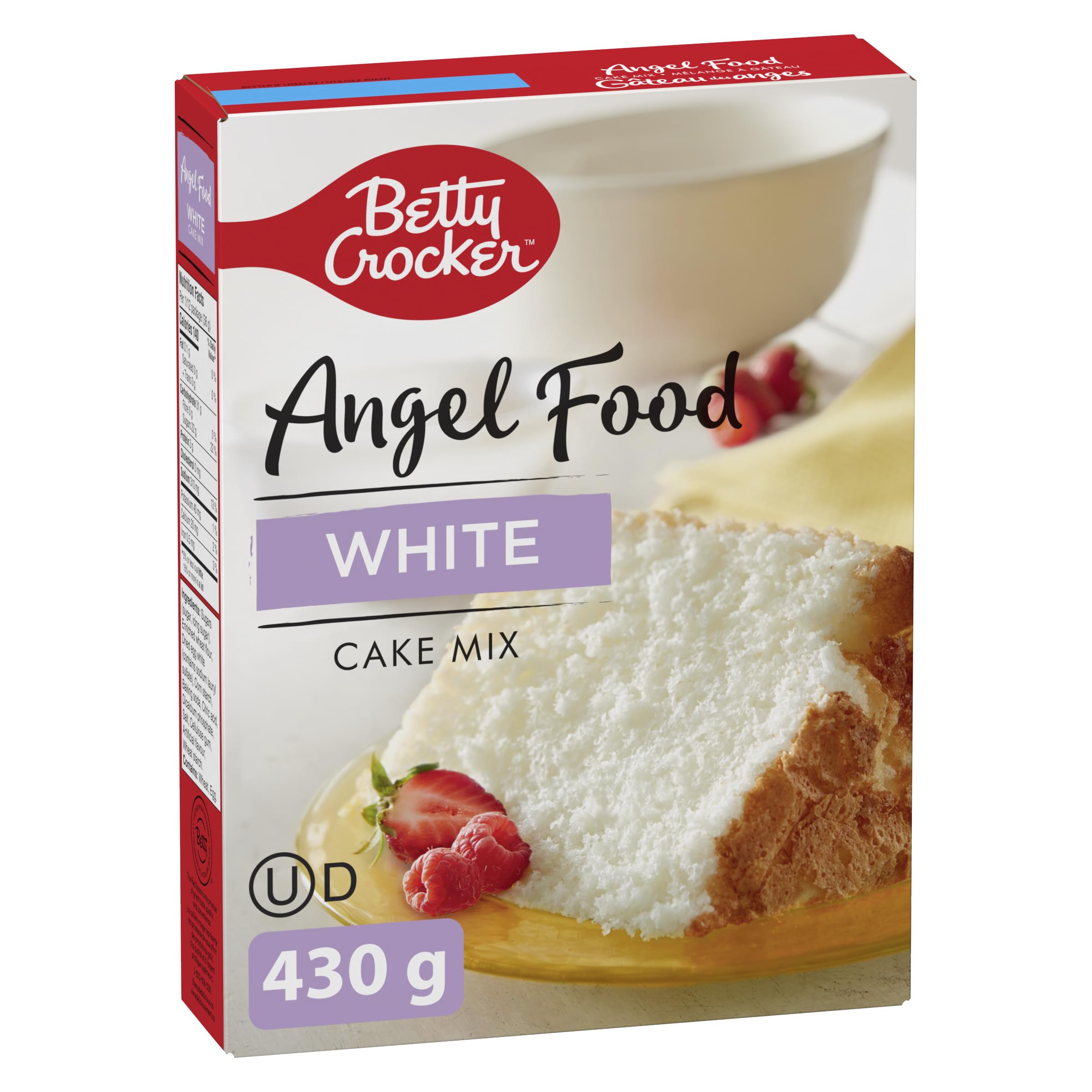 Betty Crocker, Angel Food White Cake Mix, 430g/15 oz. Box (Imported from Canada)