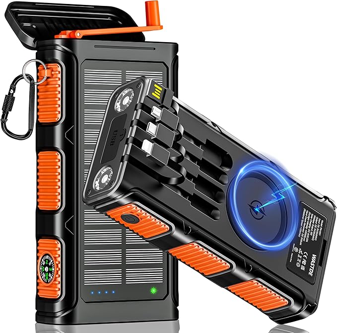 Estación de energía solar portátil para emergencias y supervivencia