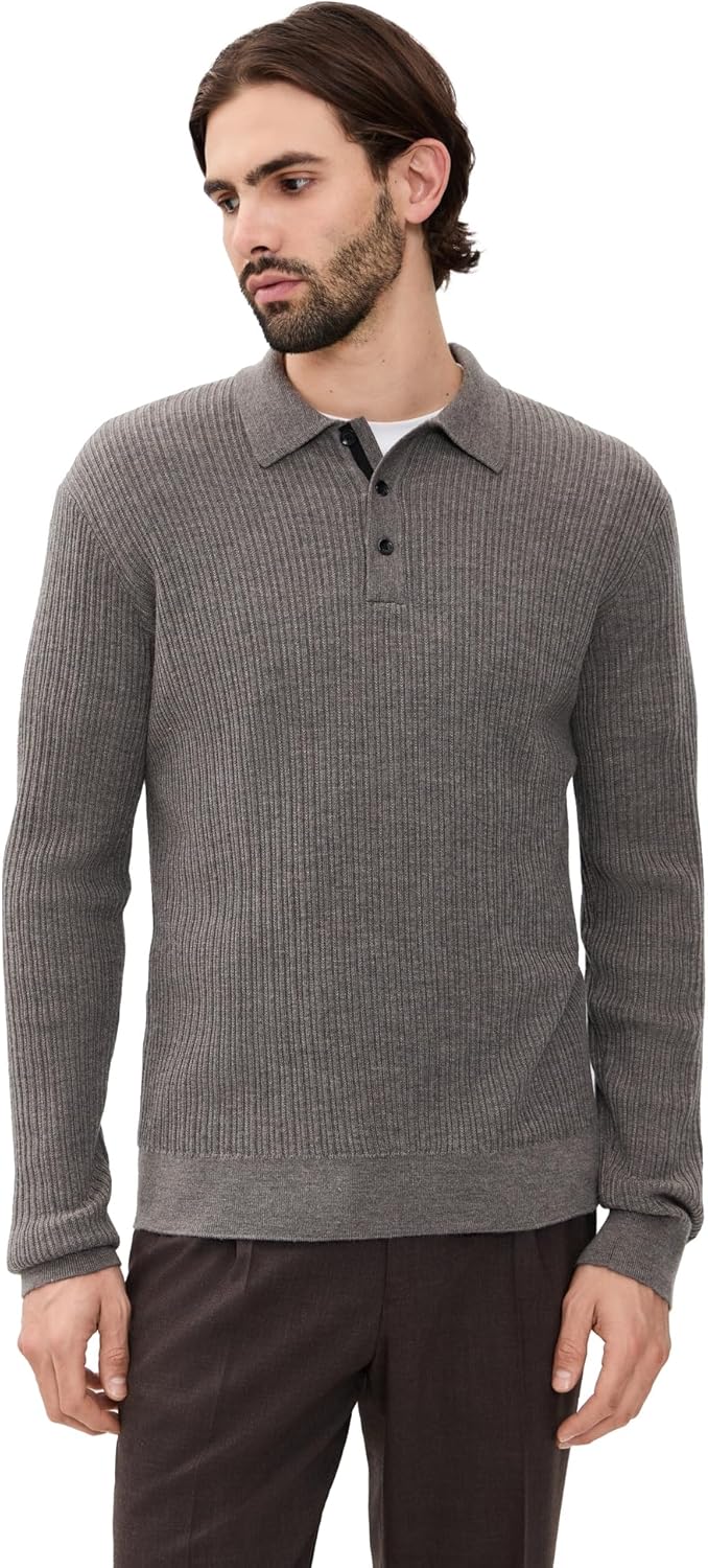 rag & bone Men's Crawford Cashmere Blend Button Up