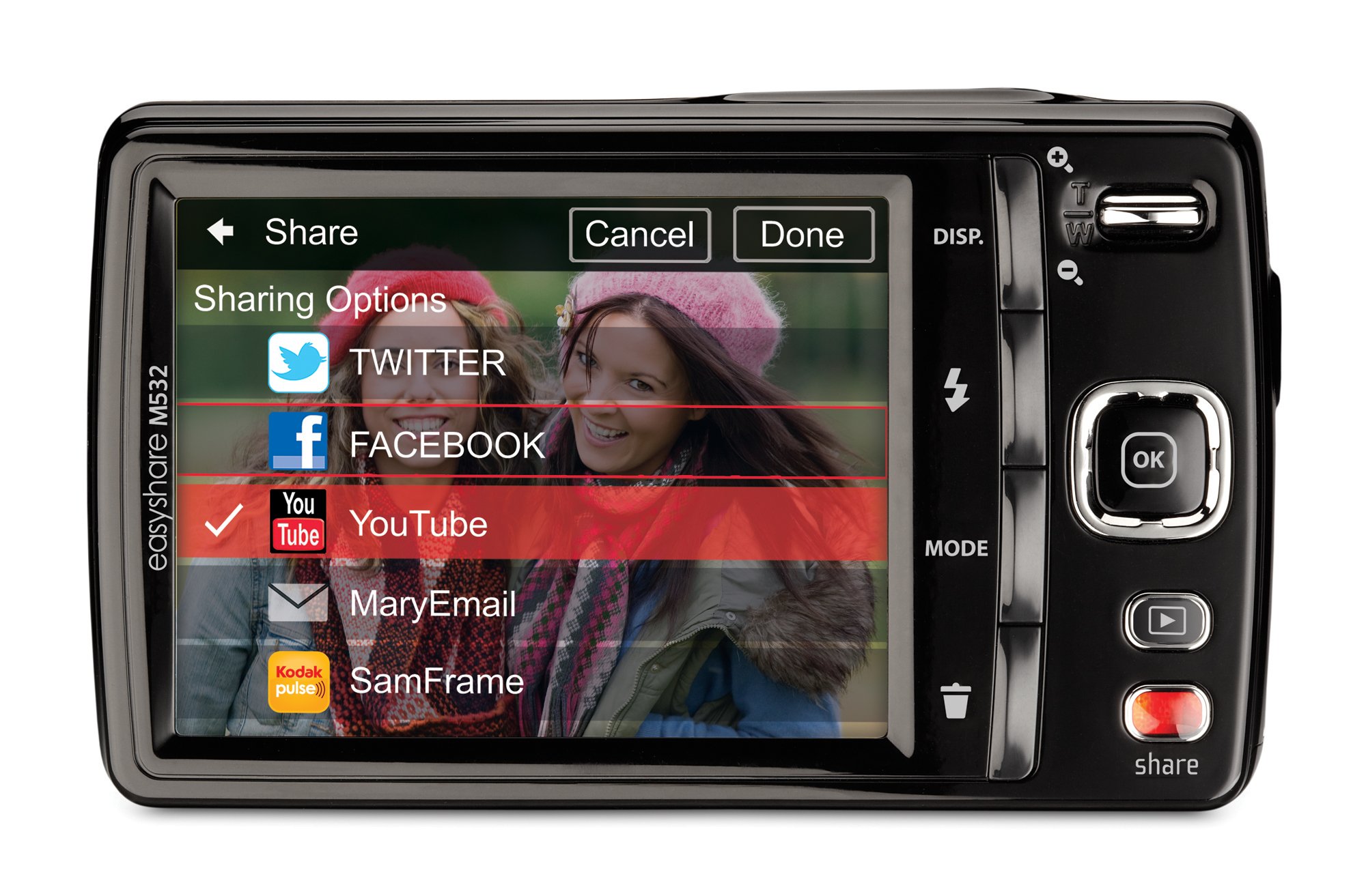 Kodak EasyShare M532 Digital Still Camera - Silver (14MP, 4x