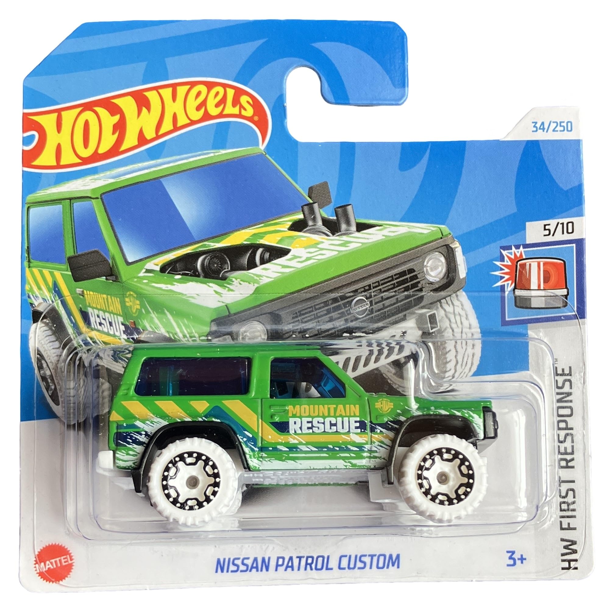 Hot Wheels - Nissan Patrol Custom - HW First Response 5/10 - HTC89 - Short Card - Mountain Rescue - Mattel 2024 - 1:64