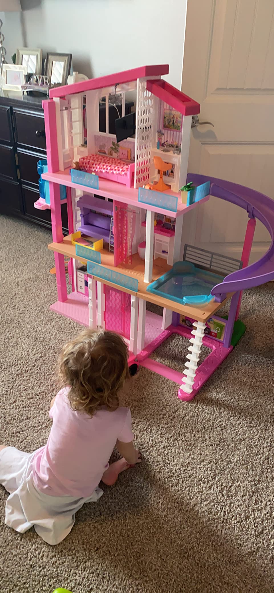 14/mo Finance Barbie Dreamhouse Dollhouse with Pool, Slide and