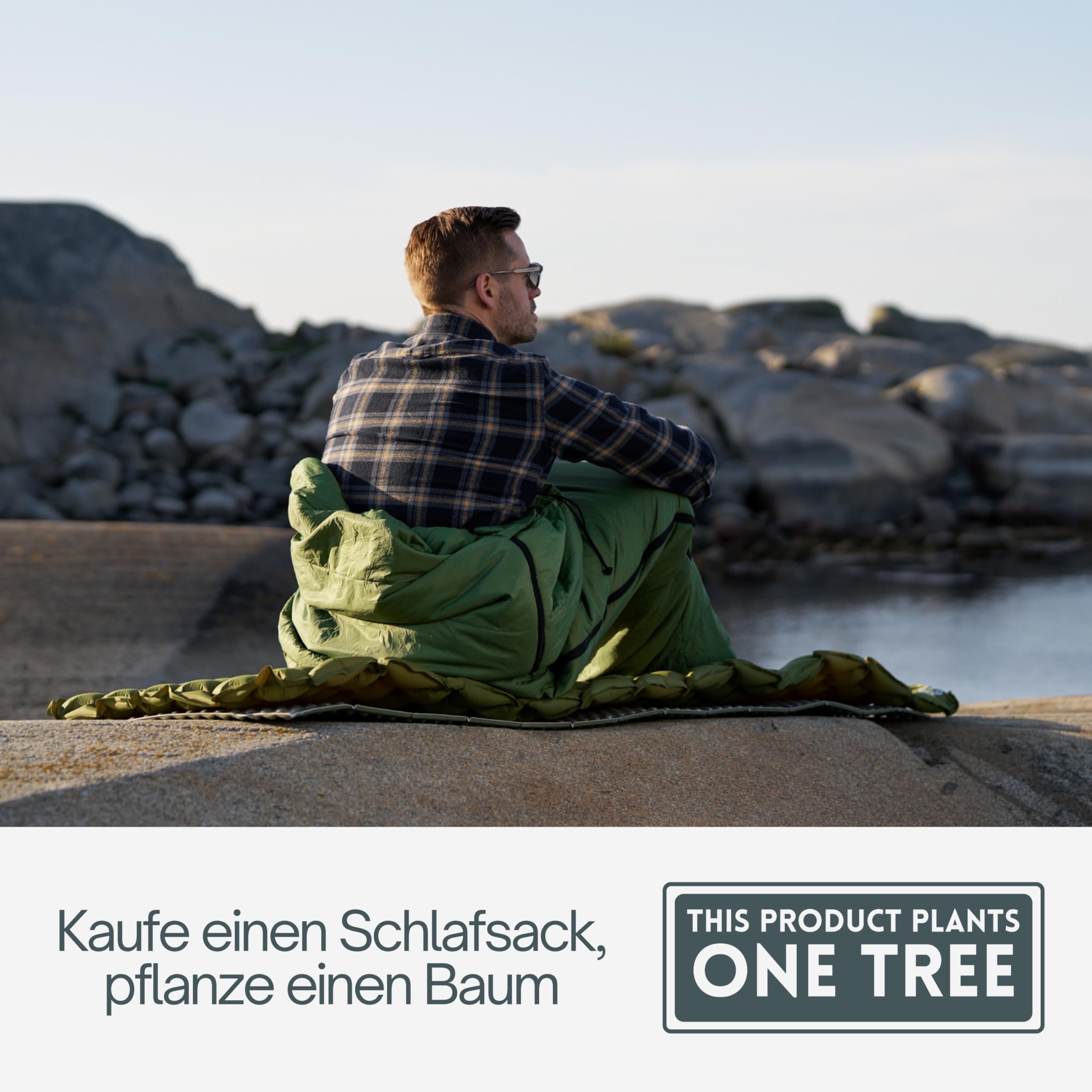 Trinordic 700g Ultraleicht Deckenschlafsack – mit Anti-Klemm-Reißverschluss – Kompakte Schlafsack Sommer für Erwachsene – Outdoor Wandern, Rucksackreisen, Bikepacking und Reisen
