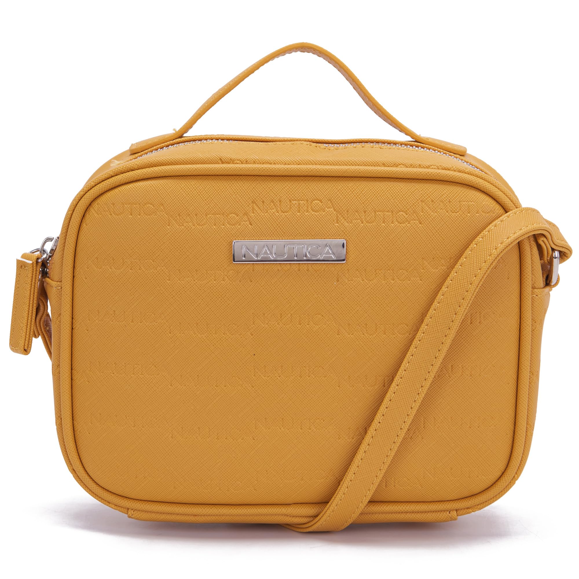 nautica All Aboard Top-Handle Logo Crossbody White One Size-picture-19