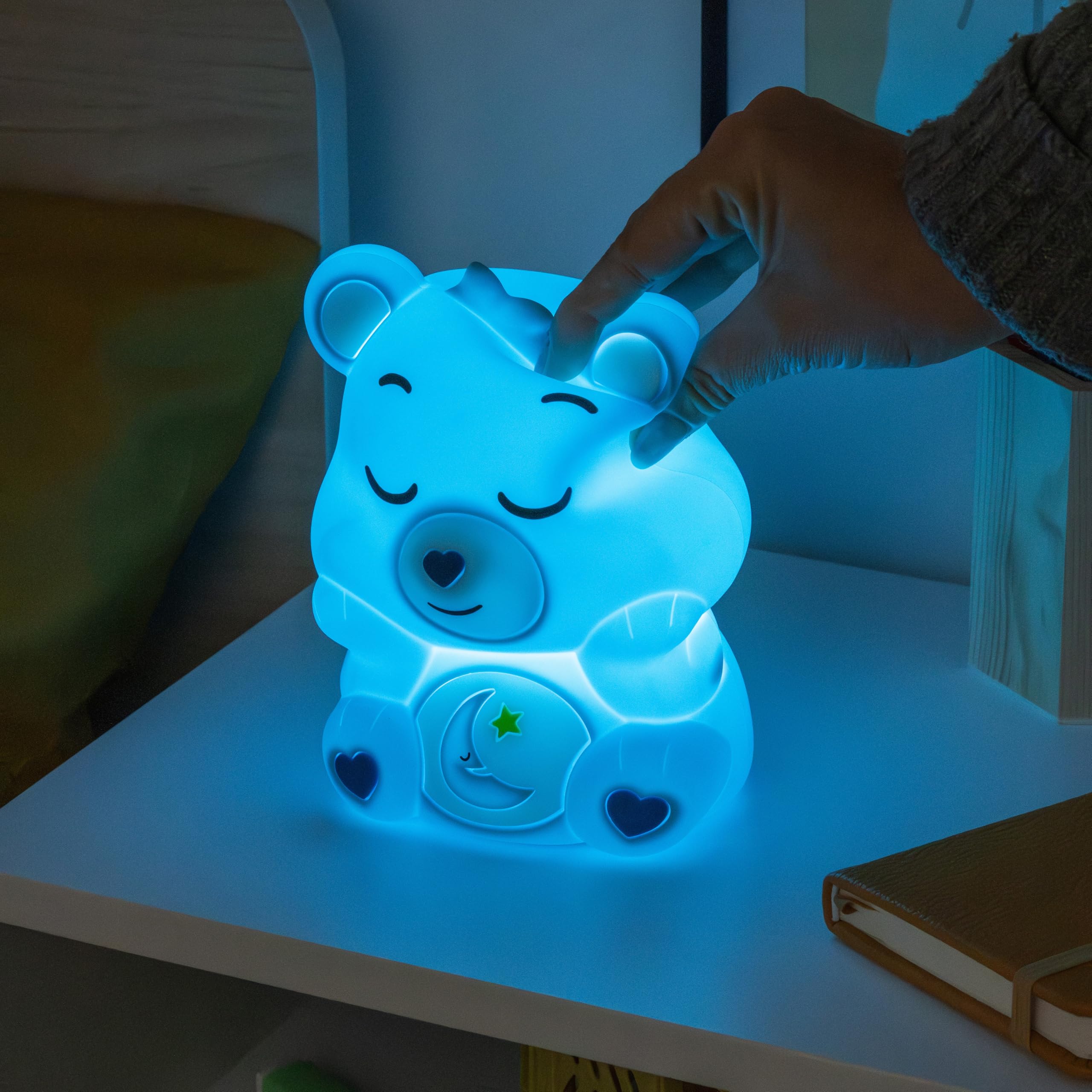 Paladone Care Bears Bedtime Bear SquishyGlo Silicone Light, Officially Licensed Lamp for Kids Teens, Adults, Girls, Women - Image 2