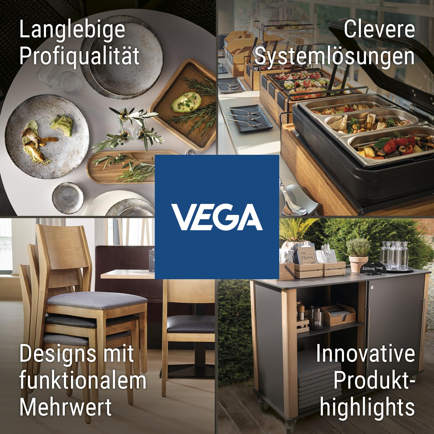 VEGA Premiora Espressountertasse 12,5 cm Premium Porzellan cremeweiß