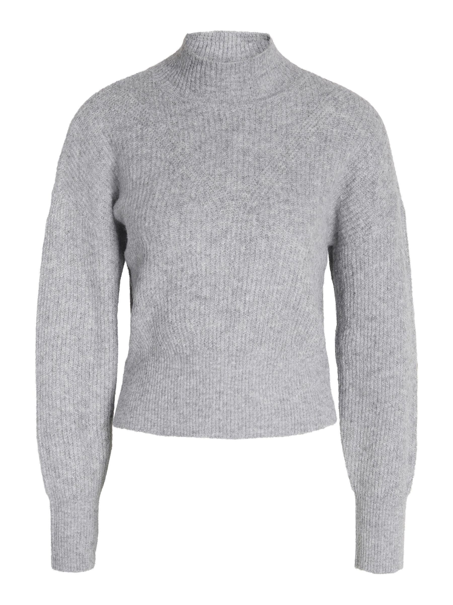 Noisy May Damen Nmnella L/S High Neck Crop Knit FWD Noos Strickpullover