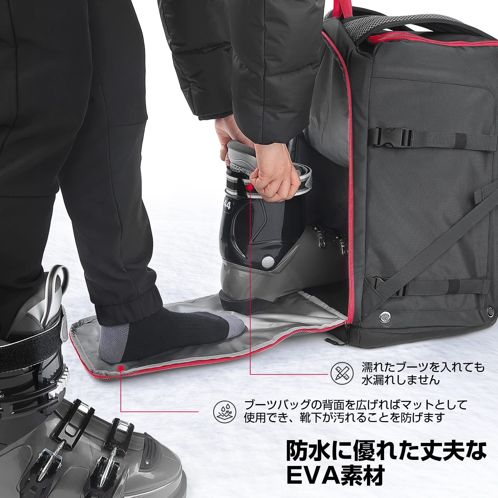 スノーボードセット（板、ブーツ、バッグ） Amazon.co.jp: スキーブーツバッグ, スノーボード ブーツ バッグ