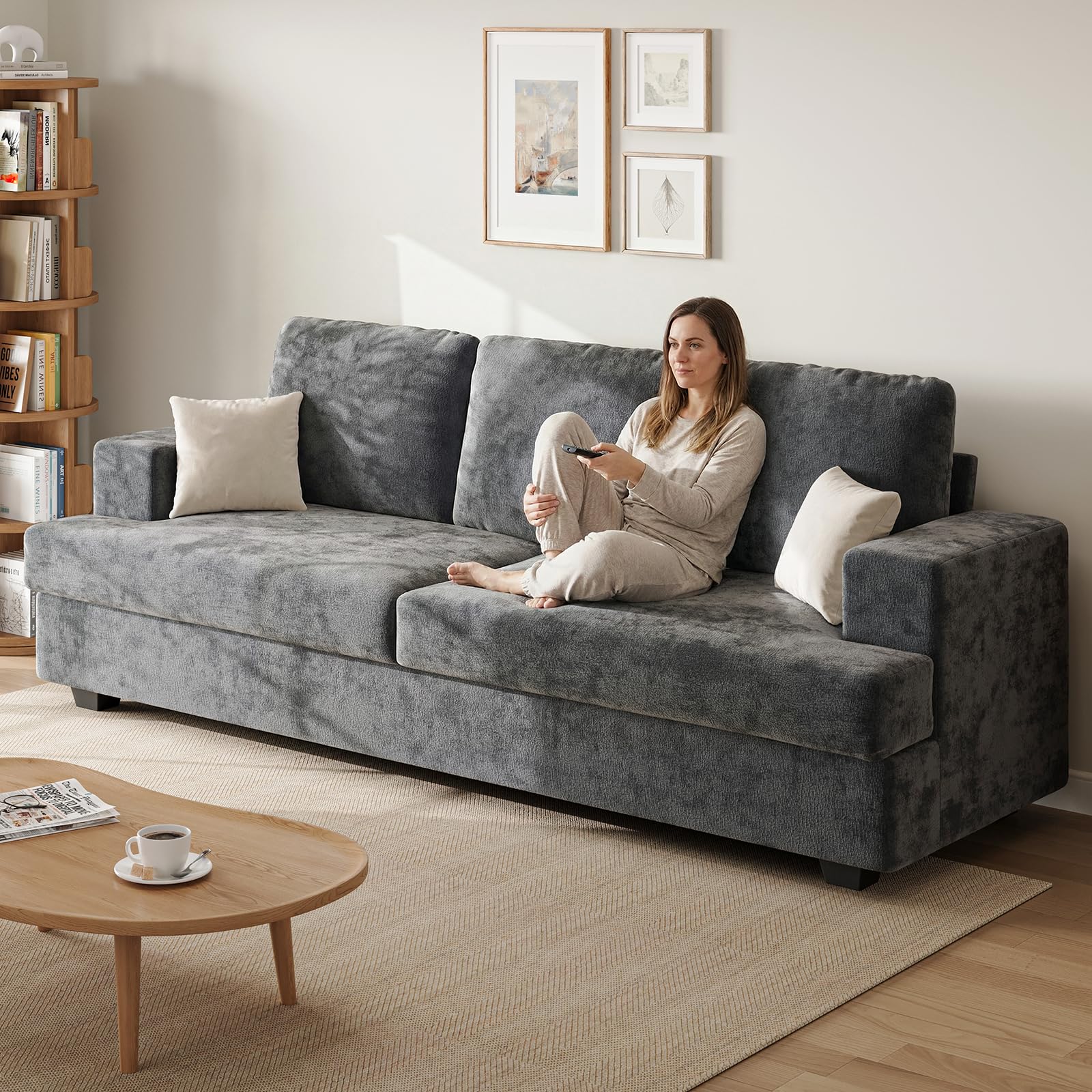 Comkei 89 inch Deep Seat Couch