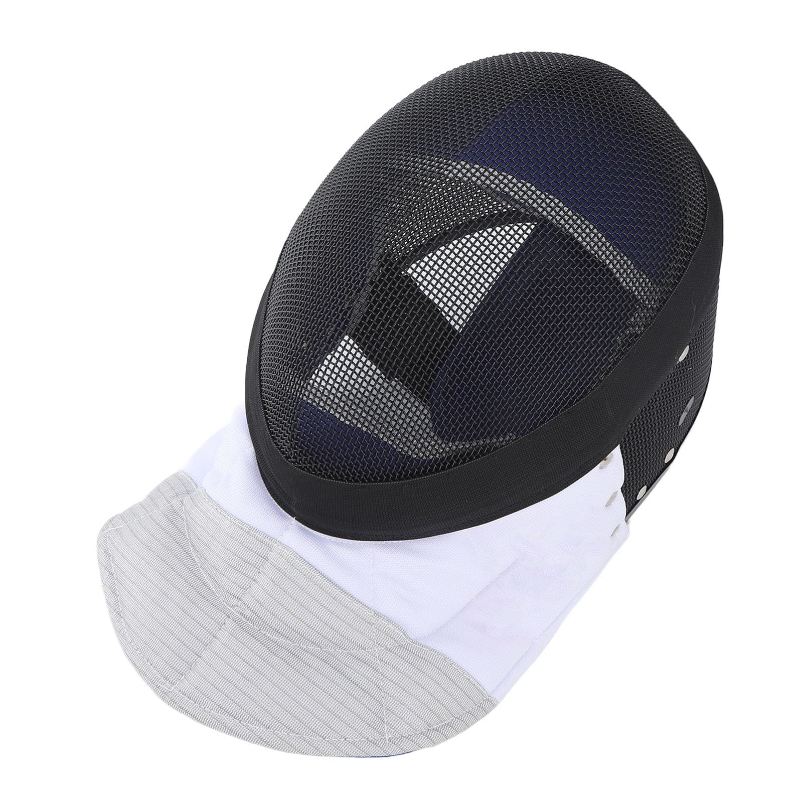 Airshi Fencing Coach Mask, Light Antiglare Finish Fencing Protective Gear Durable Black Waterproof Lining Comfortable for Daily Training and Competition (M)