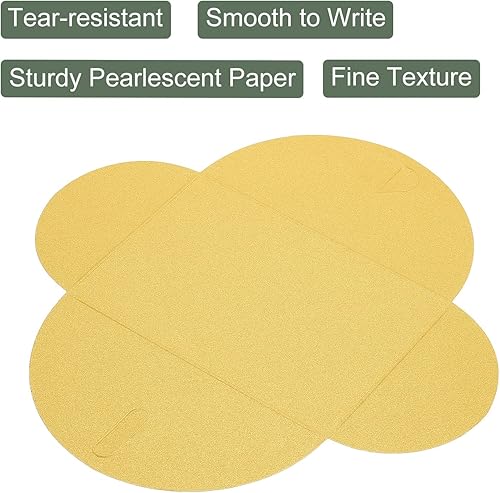 Miniatura 6 de YOKIVE Paquete de 24 mini sobres, cierre en forma de corazón, soporte para tarjetas de regalo, ideal para bodas, fiestas, boutiques (amarillo)