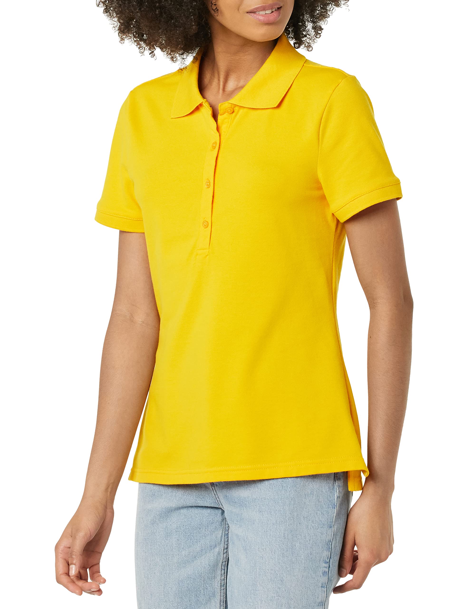 Amazon EssentialsWomen's Short-Sleeve Polo Shirt (Available in Plus Size)OEKO-TEX STANDARD 100