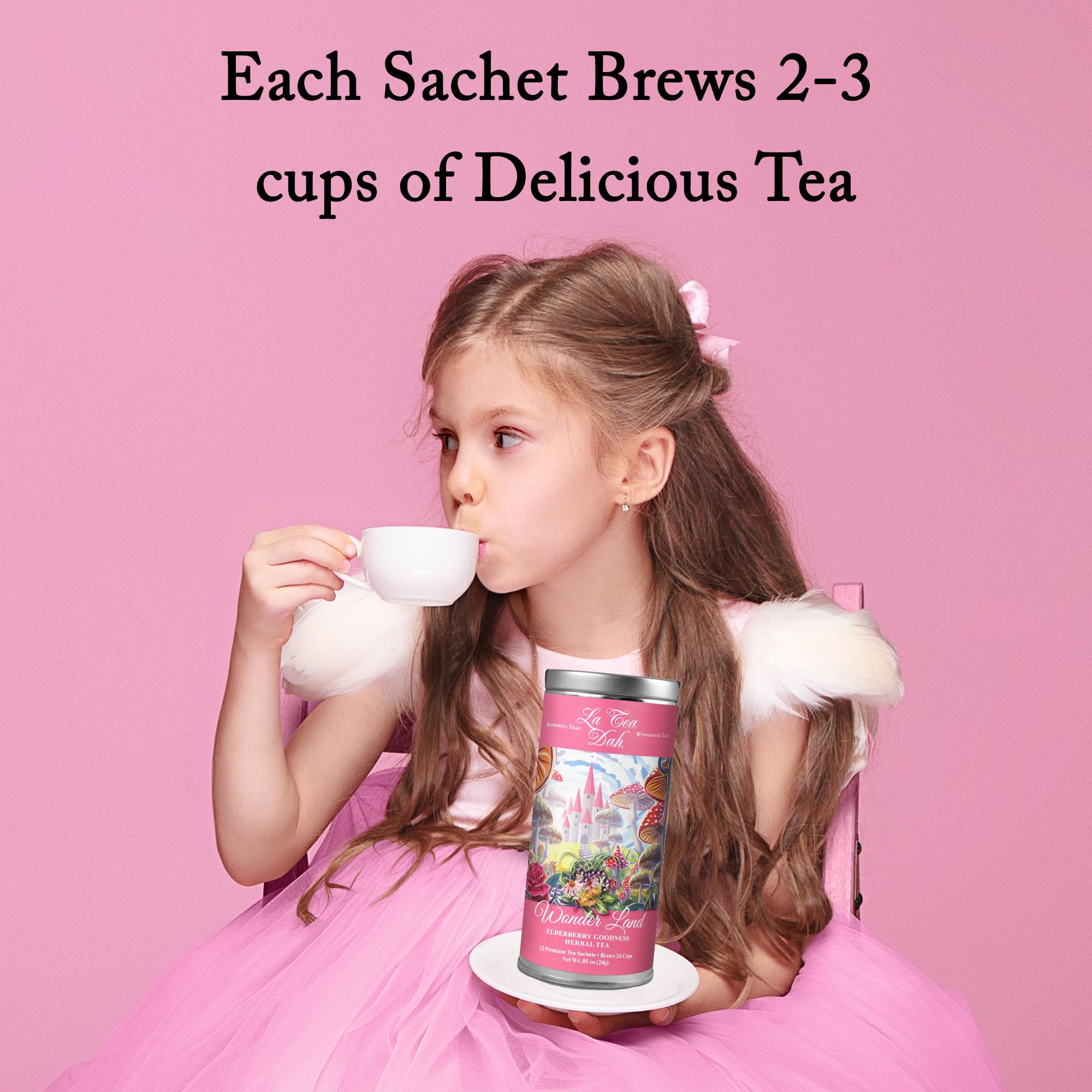 Amazon.com : Elderberry Goodness Herbal Childrens Tea by La Tea