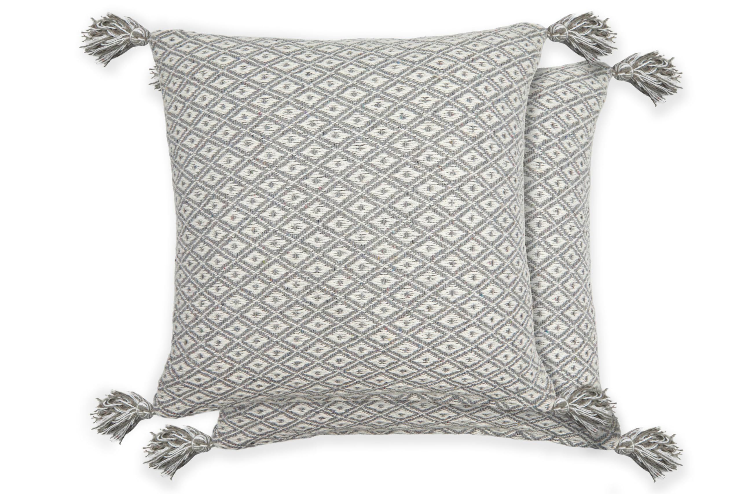 Emma Barclay Casablanca Cushion Cover 17 X 17 Silver