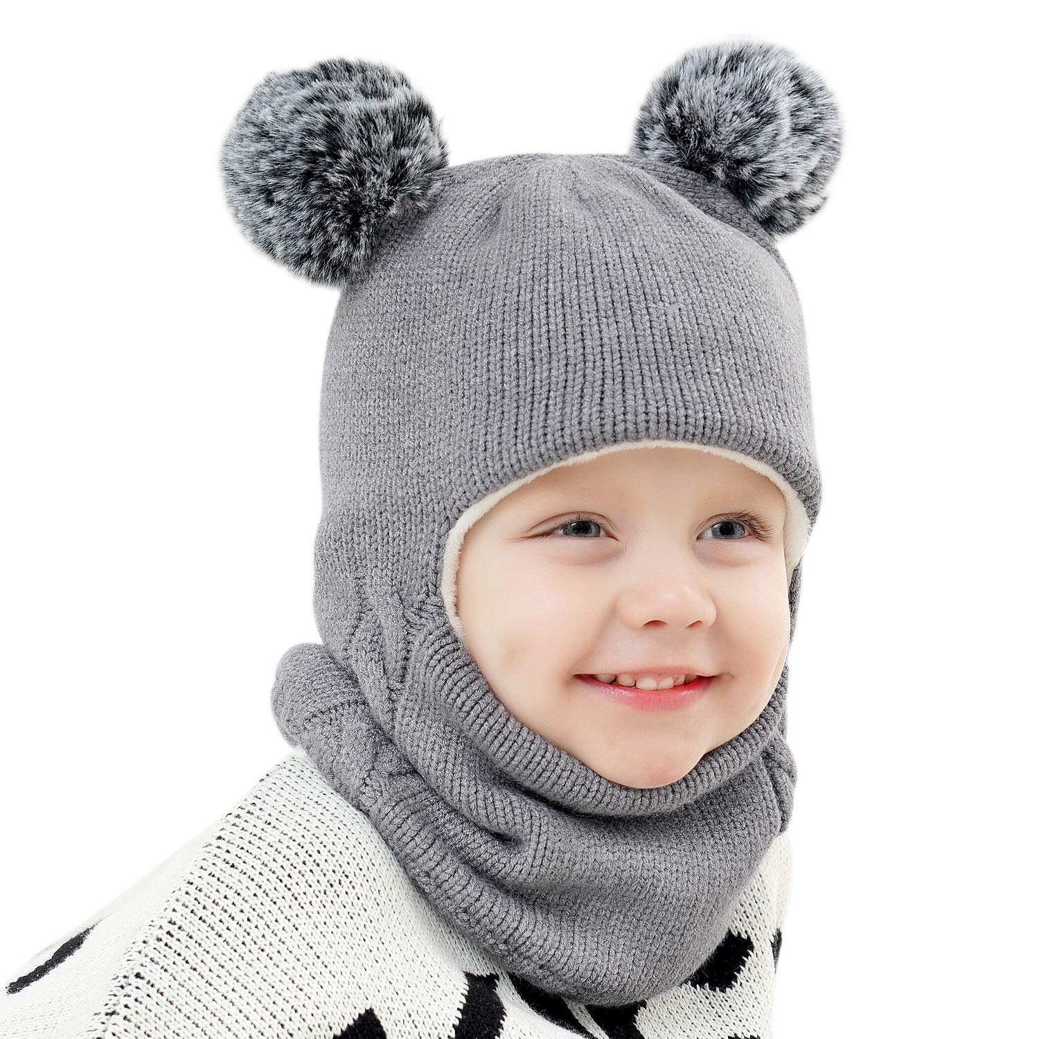 infant scarf and hat set