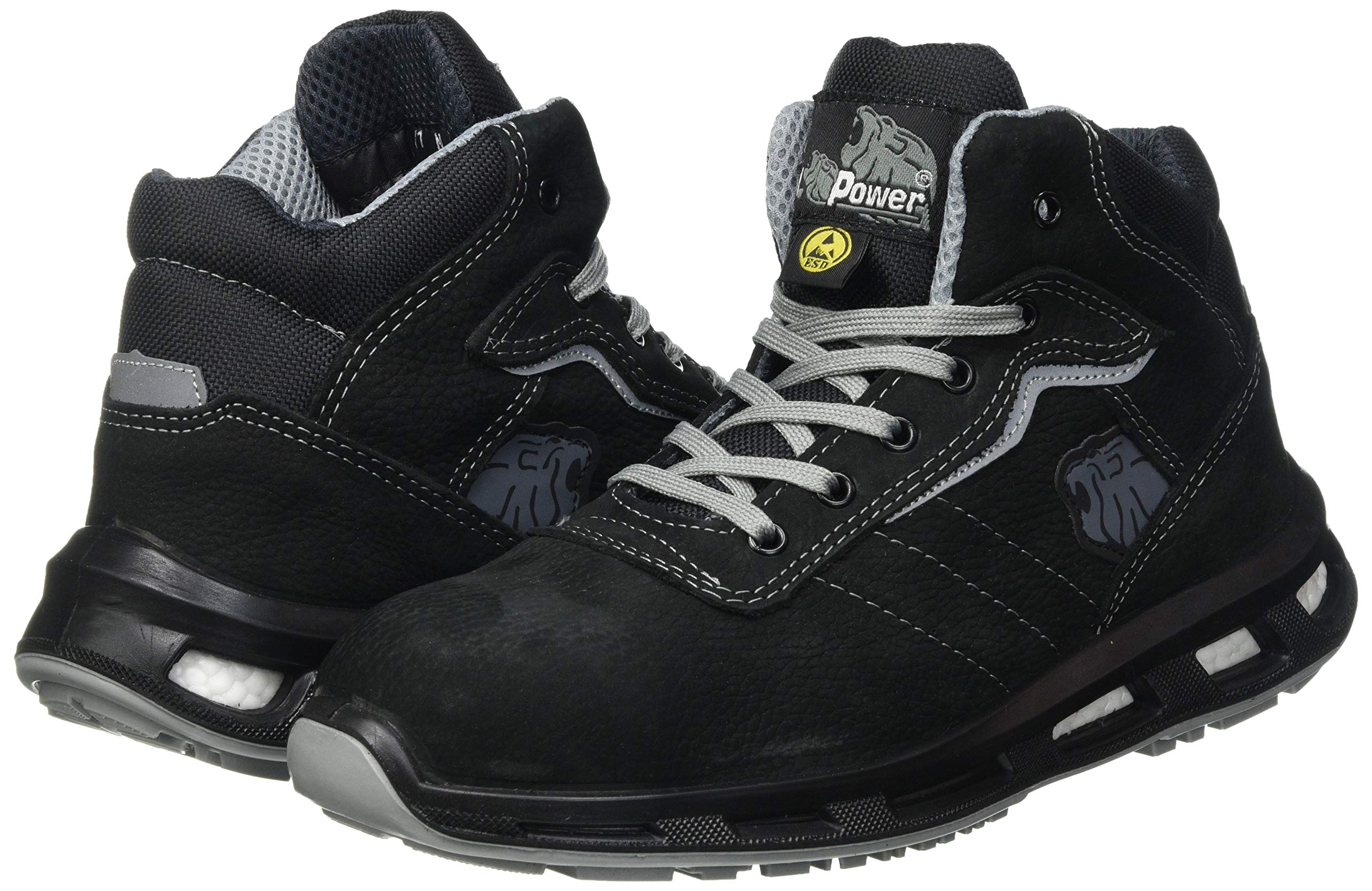 U-POWER RL10114-41 RL10114-41-Calzado de Seguridad Gama Red Lion Modelo Shape S3 Ci SRC ESD Talla 41 EU, Negro