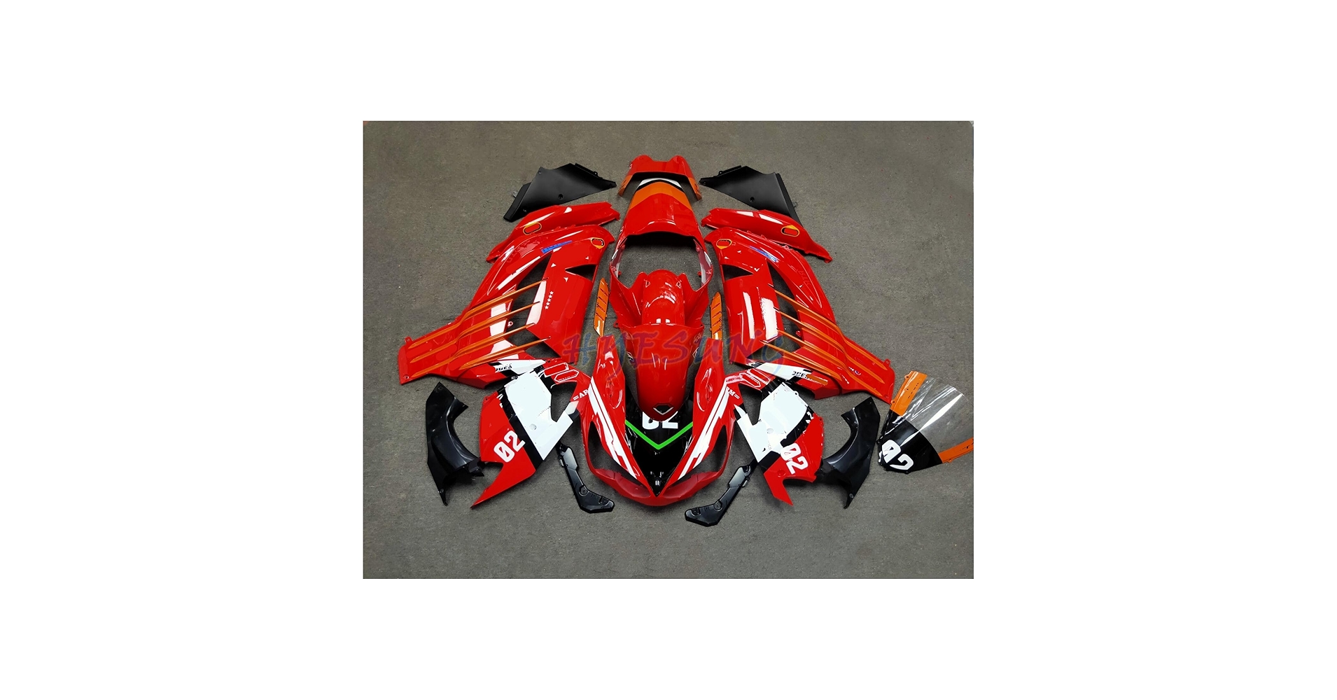 Amazon | HYESUNG バイク外装 適合車種ZX14R 2012-2020用 社外