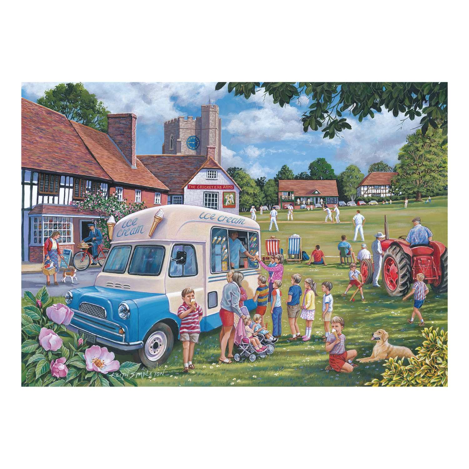 The House of Puzzles Stop Me and Buy One Jigsaw, 1000 Piece Jigsaws for Adults Artist Illustrated, Scenic Landscape - Image 2