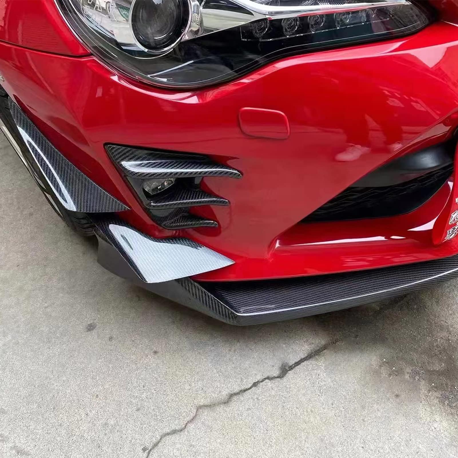 TUBIC Spoiler Anteriore per Auto per Subaru BRZ ZC6/GT86 ZN6 2012-2021 Anteriore Spoiler Diffusore Protezione Dell'auto Frontali Spoiler Lip Kit Corpo