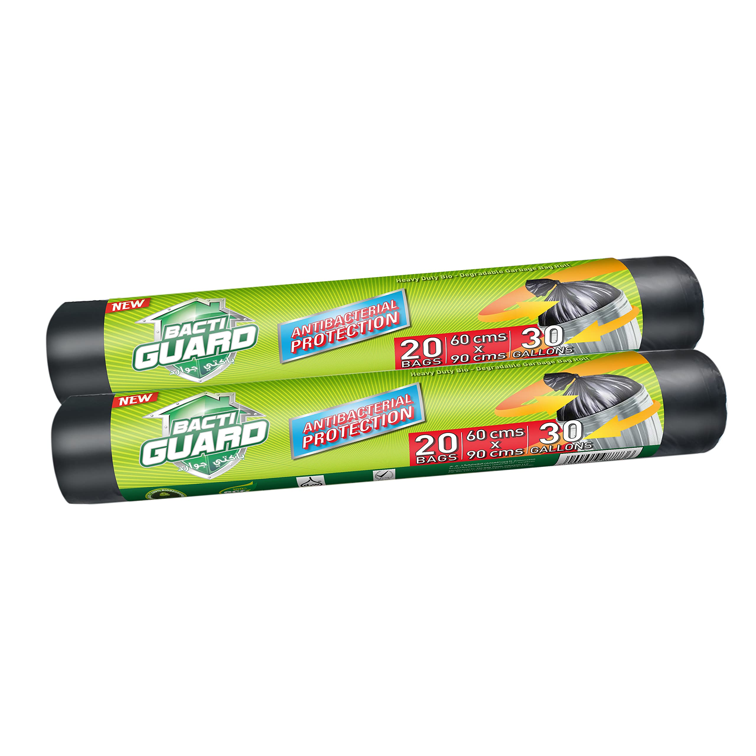 Garbage Bag Black Rolls 60 x 90 Cm, 30 Gallon, 10 x 2 x 20 pcs '