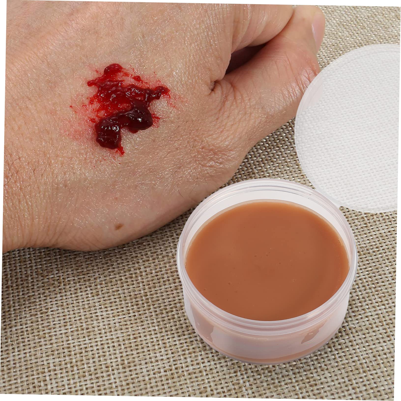 Beaupretty 2juegos Kit De Maquillaje De Cera para Heridas Falsas y Cicatrices De Efectos Especiales para Halloween para Fiestas Temáticas y Cosplay Herramientas De Maquillaje Profesional