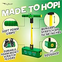 Vista 2 de Flybar My First Foam Pogo Jumper para niños, divertido y seguro Pogo Stick para niños pequeños, espuma duradera y puente elástico para edades de 3